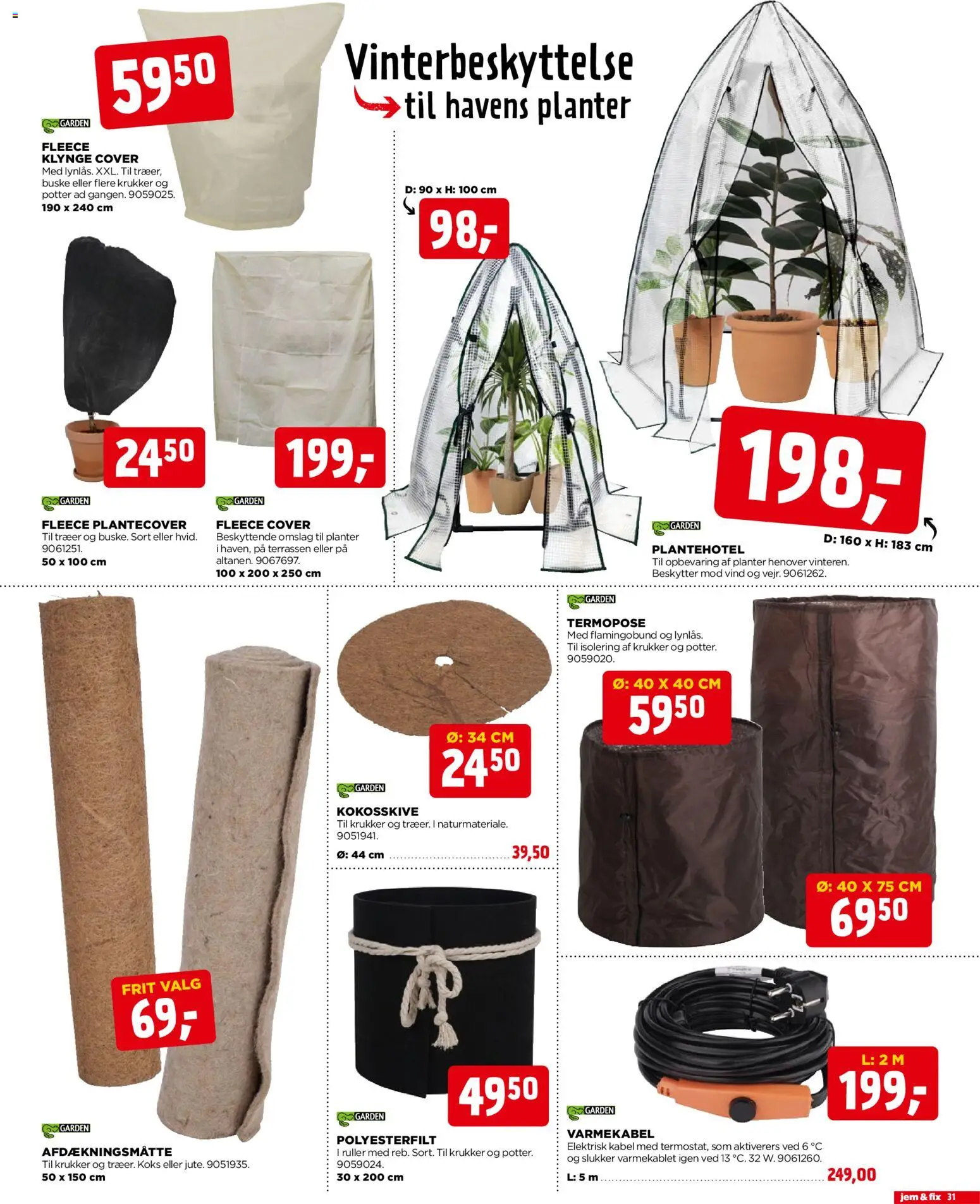 Jem & fix tilbudsavis – gyldig fra 16.11.2025 | Side: 31 | Produkter: Søm, Kabel