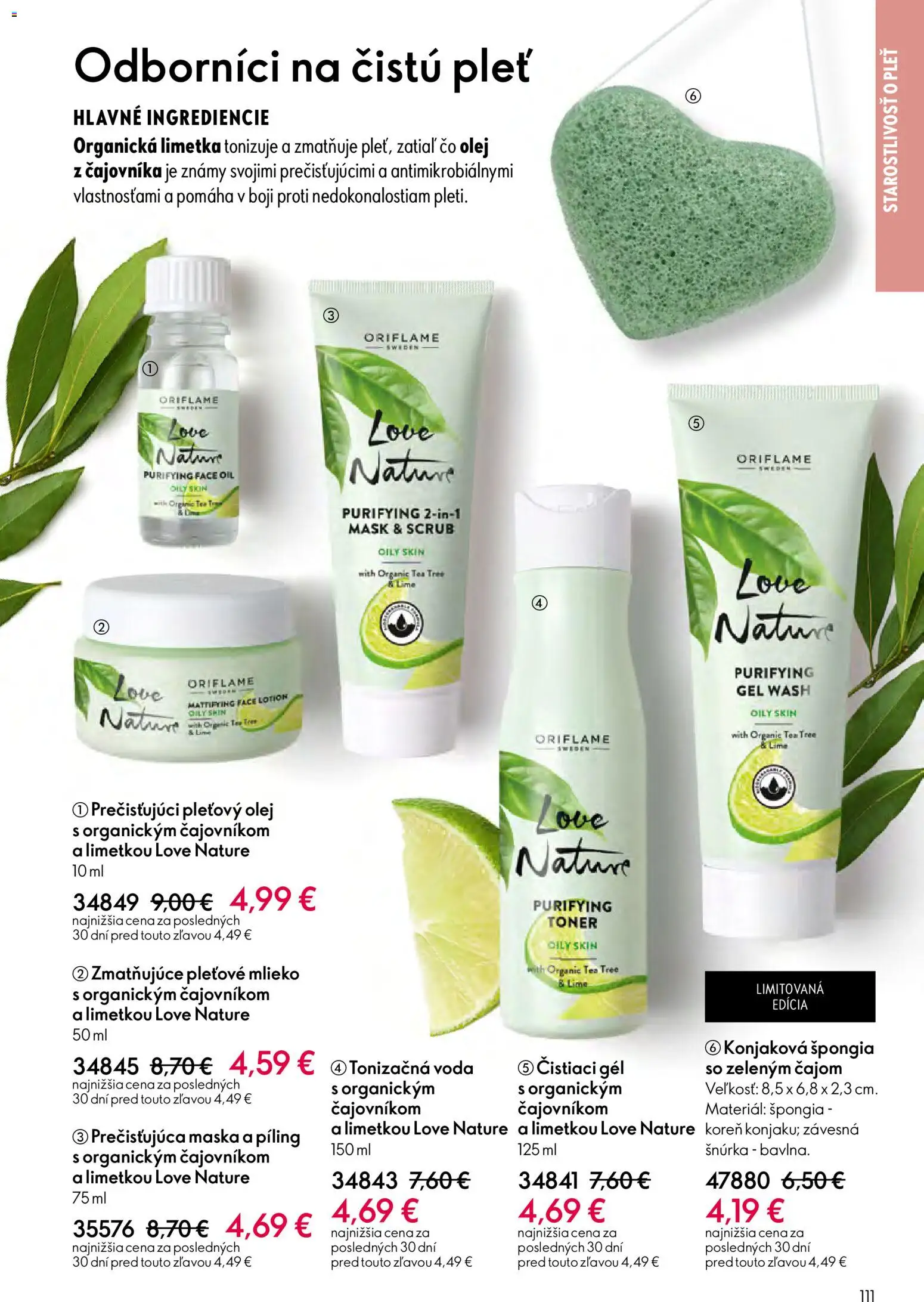 Nové Oriflame akcie – leták je platný od 21.01.2026 | Strana: 111 | Produkty: Limetka, Mlieko, Maska, Voda
