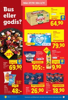 Lidl - erbjudanden - Förhandsvisning av reklamblad från butik Lidl aktuell från 27.10.2025 | Sida: 6 | Produkter: Hushållspapper, Margarin, Vitlök, Pasta