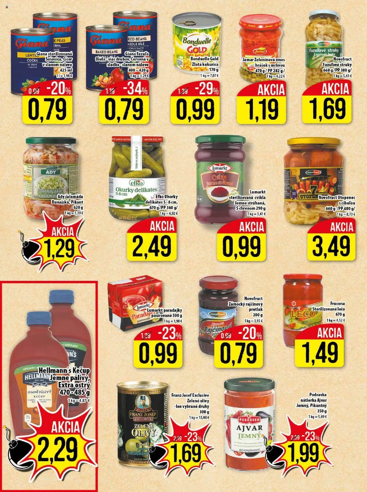 Nové Klas akcie – leták je platný od 08.09.2025 | Strana: 17 | Produkty: Chilli, Fazuľa, Cvikla, Kukurica