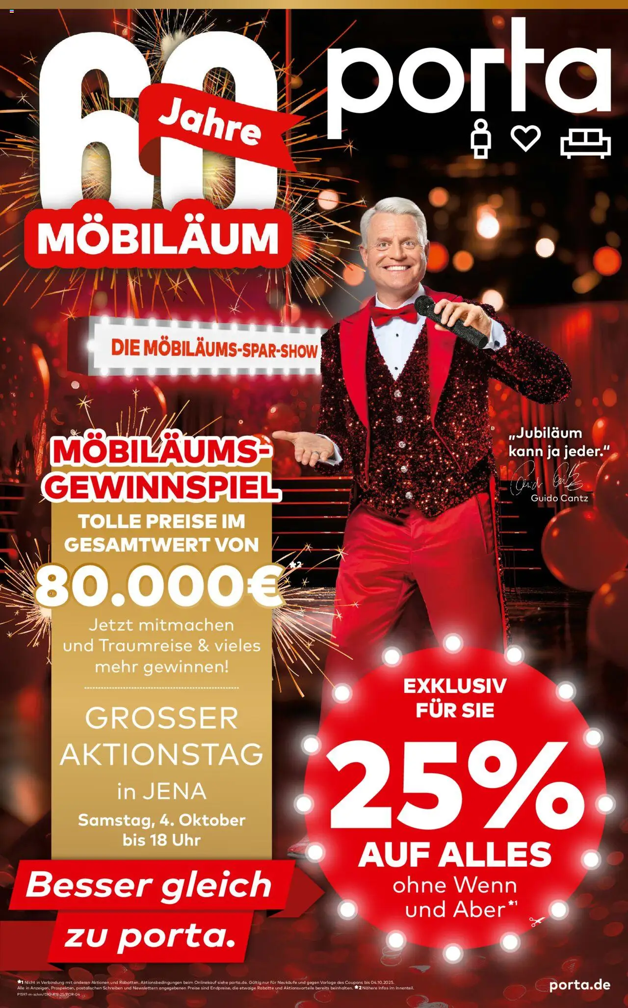 Porta! 25% auf Alles Jena-Isserstedt – gültig ab 28.09.2025 | Seite: 1 | Produkte: Uhr