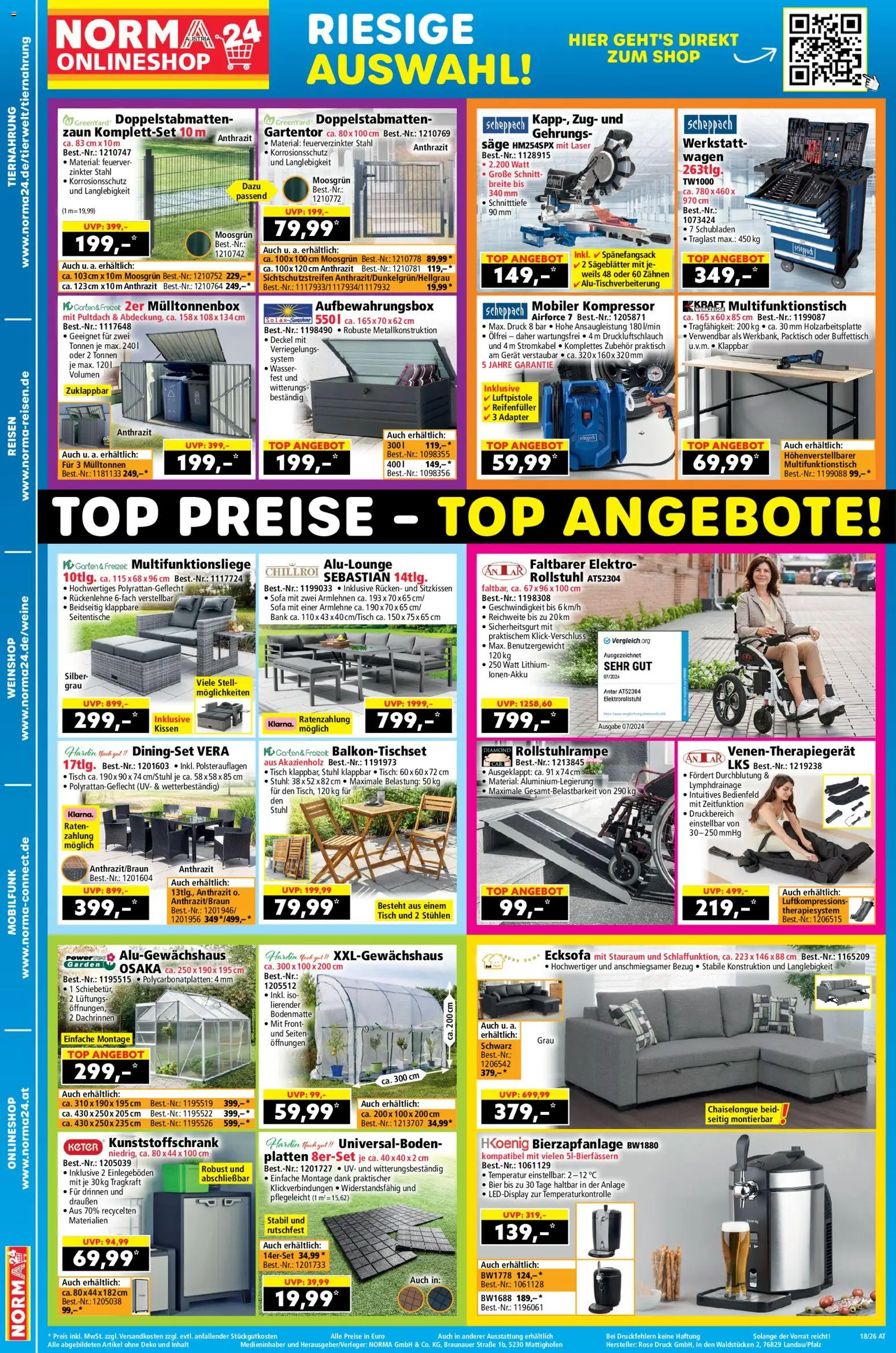 Norma Online shop gültig ab 27.04.2026 | Seite: 2 | Produkte: Adapter, Kissen, Sofa, Tisch