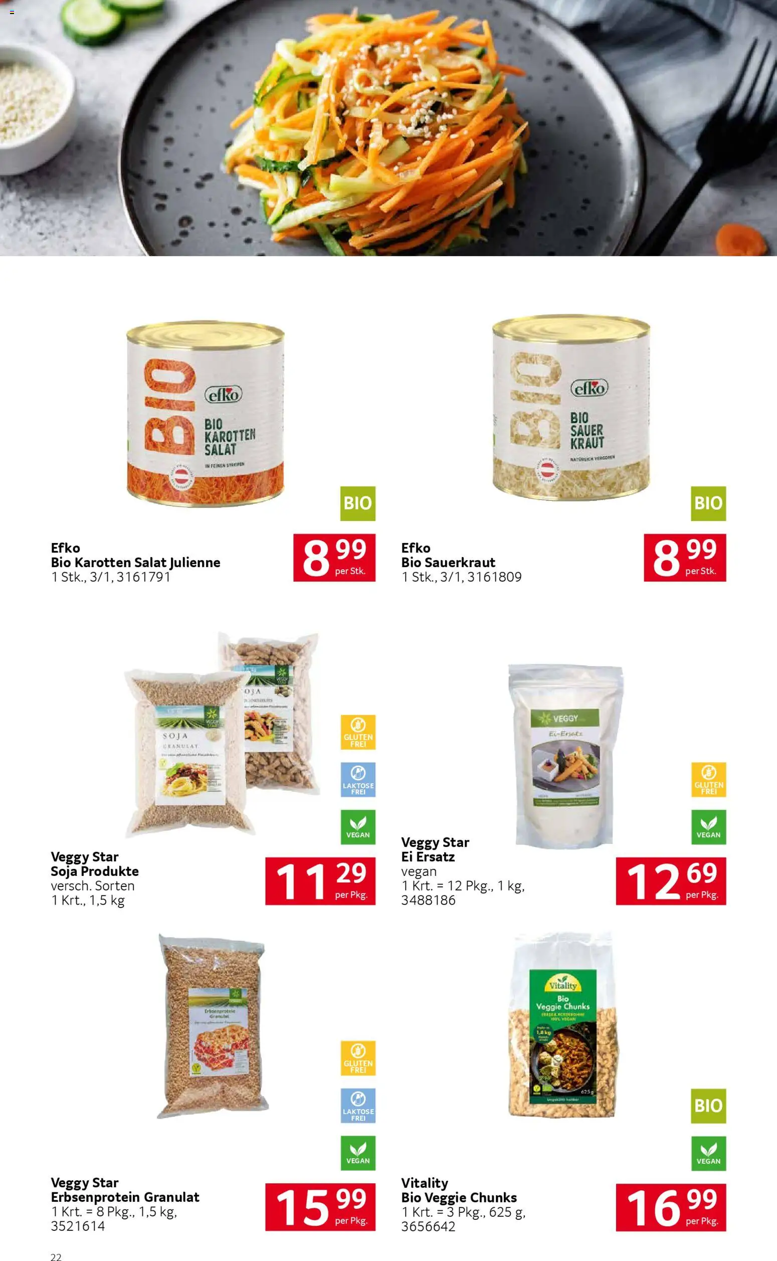 Transgourmet Natürlich nachhaltige Vielfalt gültig ab 25.01.2026 | Seite: 22 | Produkte: Salat, Kraut