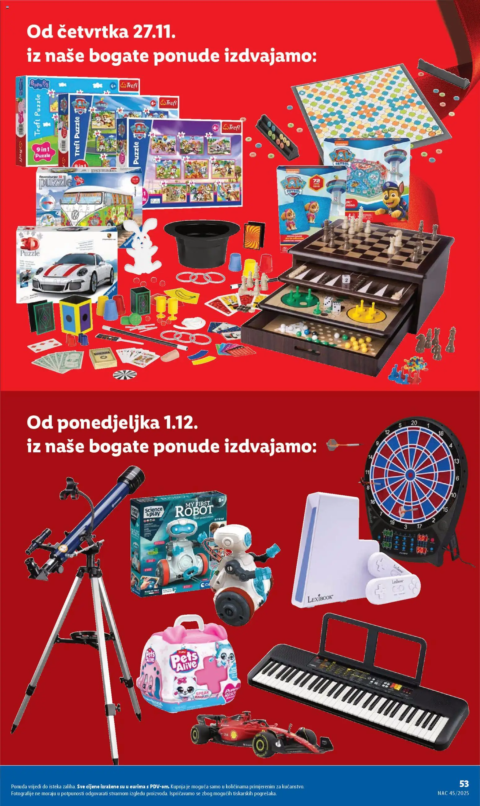 Lidl katalog | vrijedi od 06.11.2025 | Stranica: 53 | Proizvodi: Robot