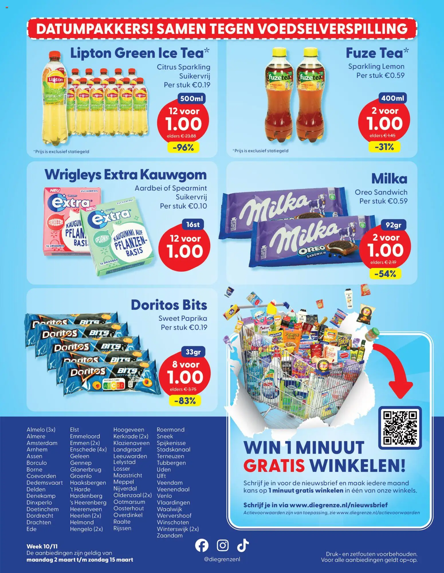 {H1} | Pagina: 12 | Producten: Oreo, Kész piskótalap, Doritos, Kauwgom