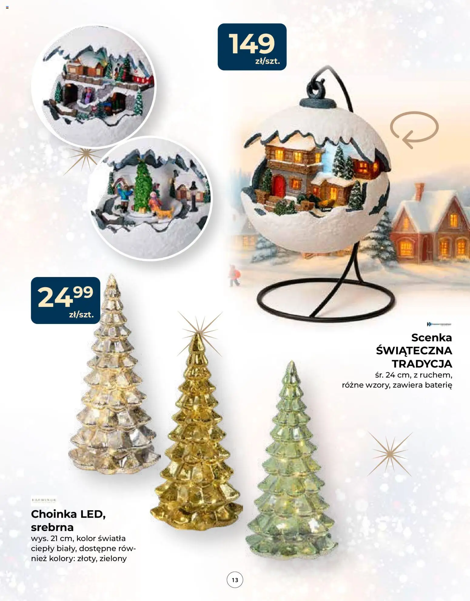 Mrówka Gazetka - Radomsko od 04.12.2025 | Strona: 13 | Produkty: Choinka, Baterie