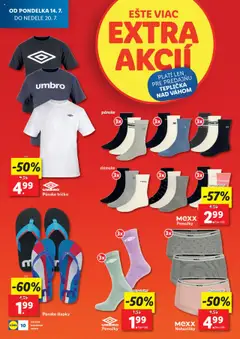 Lidl nová predajňa v Tepličke nad Váhom │ platný od 14.07.2025 | Strana: 10 | Produkty: Tričko, Nohavičky, Ponožky, Šľapky