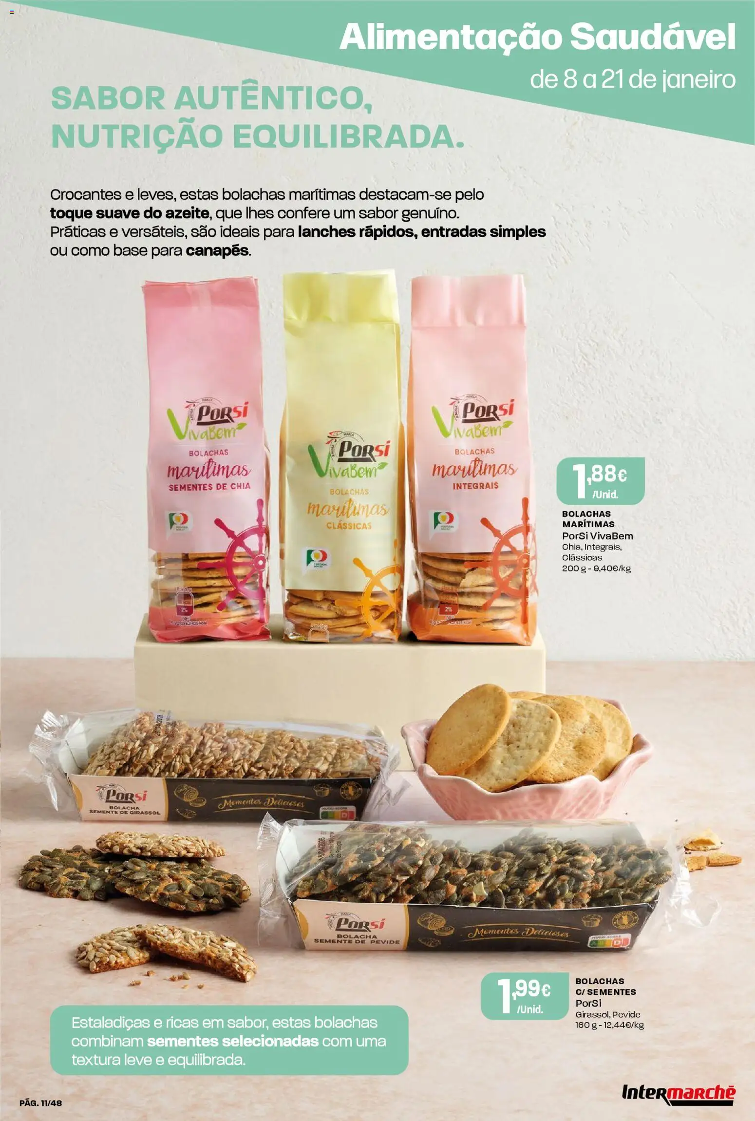 Intermarché folheto │ válido de 15.01.2026 | Página: 11 | Produtos: Bolachas, Base