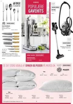 Imerco - Firmagaver 2025 gyldig fra 04.11.2025 | Side: 18 | Produkter: Dyner, Pude, Støvsuger