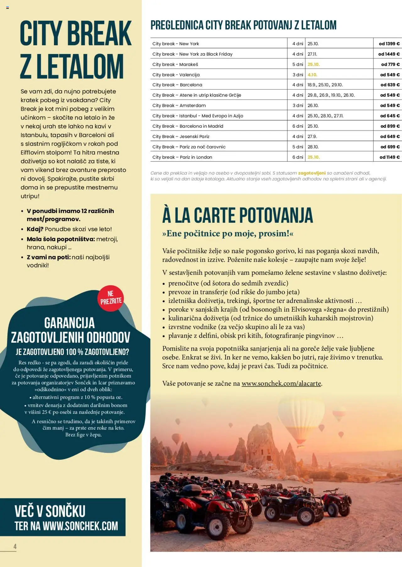 Sonček katalog potovanja │ velja od 19.06.2025 | Stran: 4 | Izdelki: Zelje