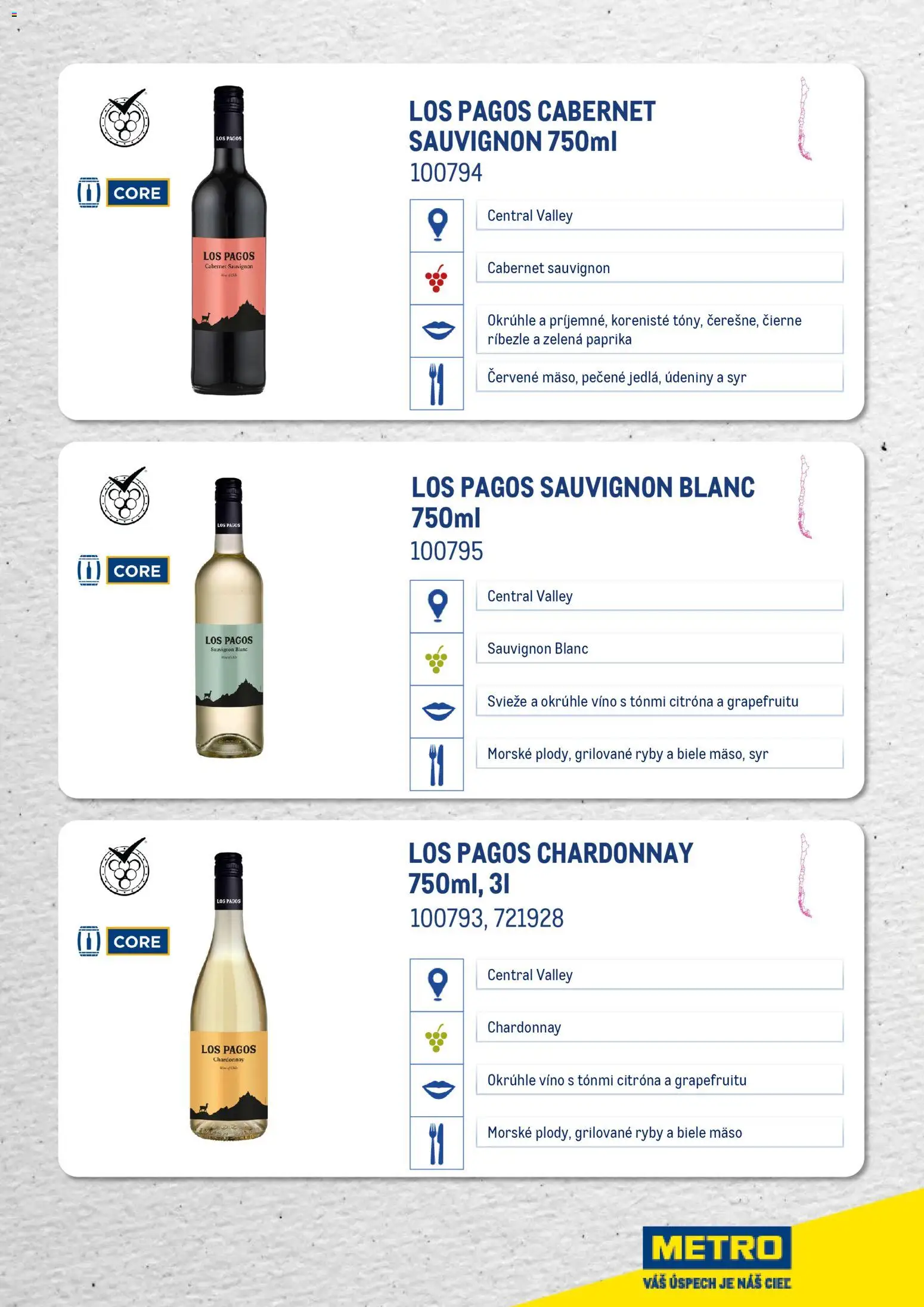 Nové Metro akcie – leták je platný od 01.01.2026 | Strana: 42 | Produkty: Ríbezle, Syr, Víno, Ryby