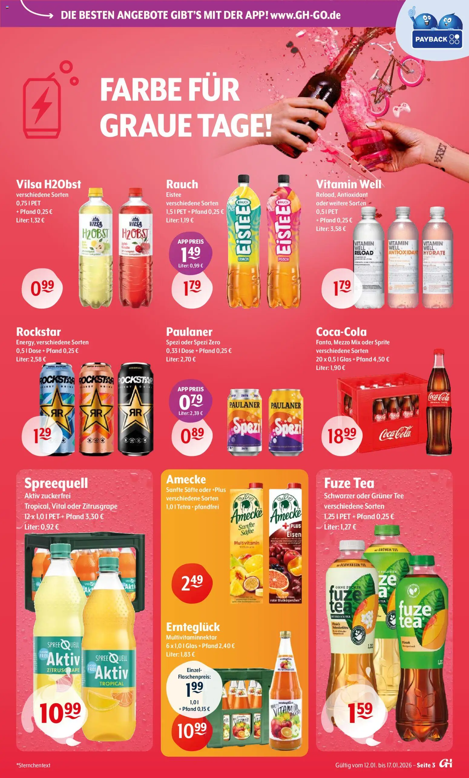 Getränke Hoffmann - Brandenburg – gültig ab 12.01.2026 | Seite: 3 | Produkte: Mezzo mix, Coca cola, Sprite, Tee