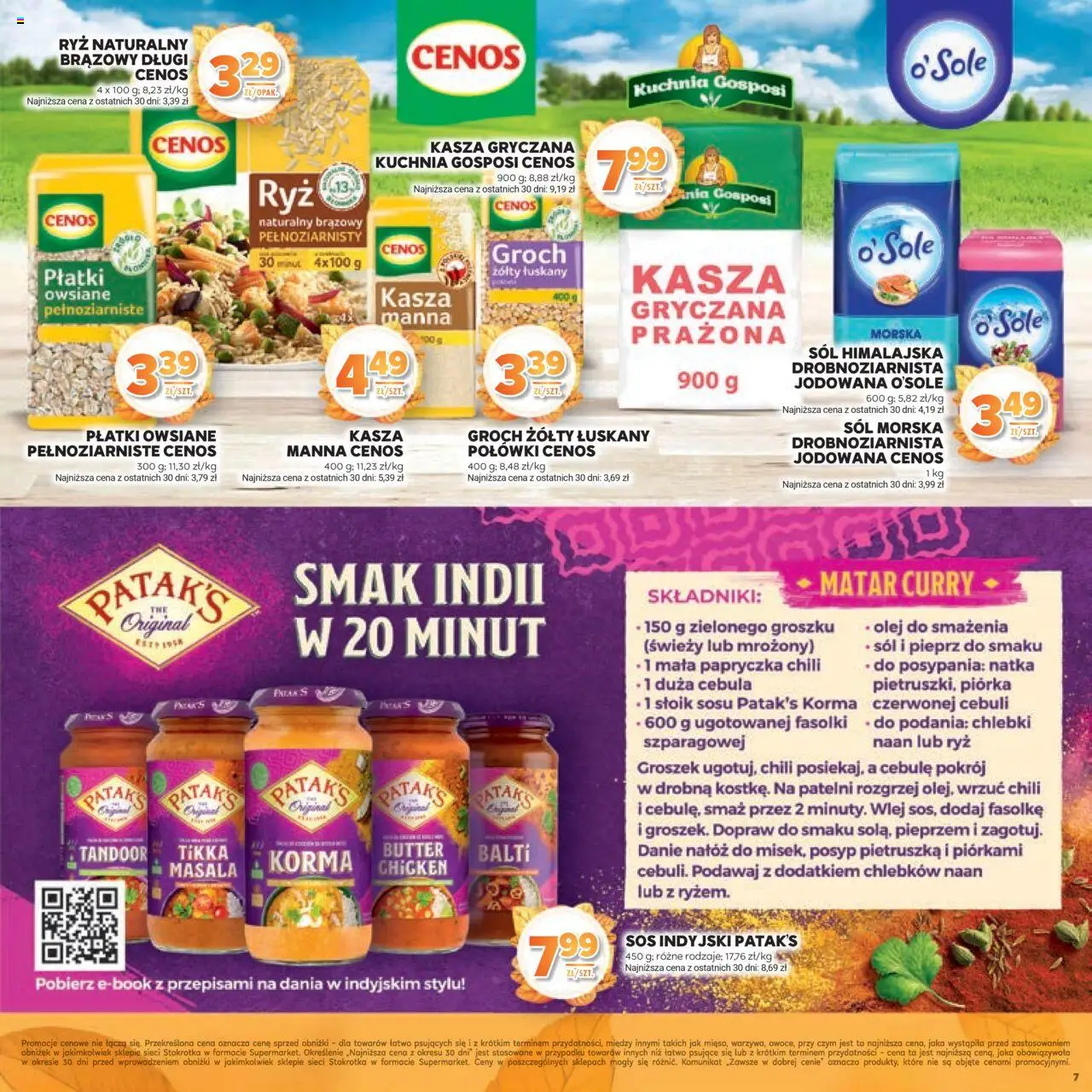 Stokrotka Gazetka - Jesiennie Inspiracje od 16.10.2025 | Strona: 7 | Produkty: Groch, Ryż, Cebule, Sos