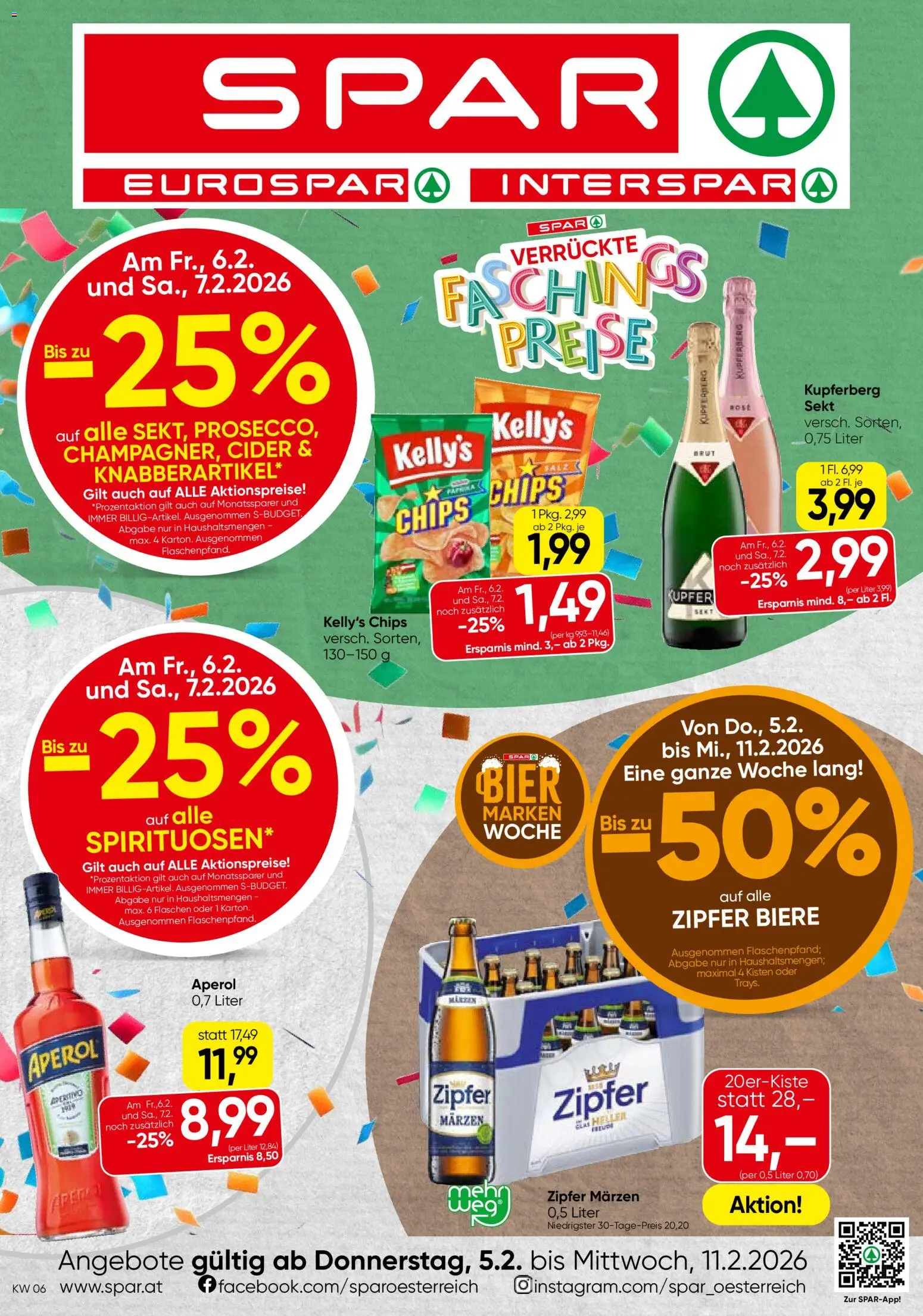 Spar Flugblatt - Oberösterreich gültig ab 05.02.2026 | Seite: 1