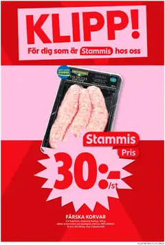 SALSICCIA VITLÖK & ÖRTER, Färsk salsicciakorv kryddad med vitlök och örter. - Förhandsvisning av reklamblad från butik ICA Maxi aktuell från 13.04.2026 | Sida: 3