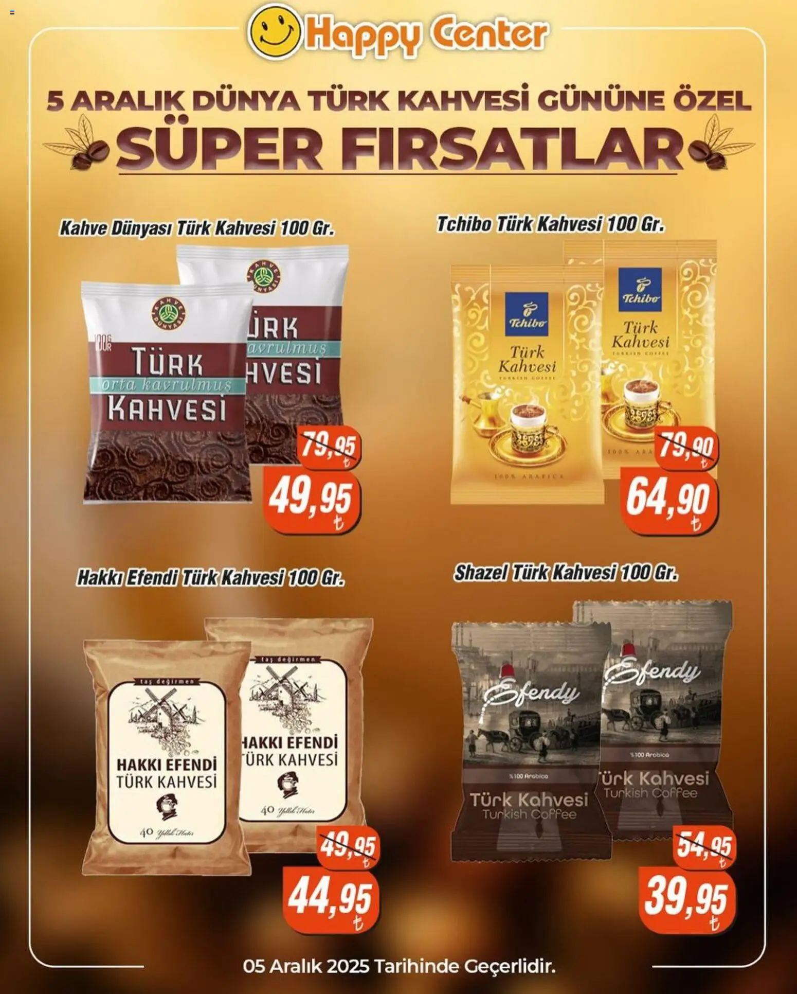 Happy Center İndirim - 05.12.2025 tarihinden itibaren geçerlidir | Sayfa: 1 | Ürünler: Kahve