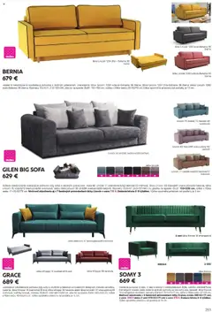 Kondela leták platný od 16.05.2025 | Strana: 251 | Produkty: Rozkladacia pohovka, Pohovka, Vankúše