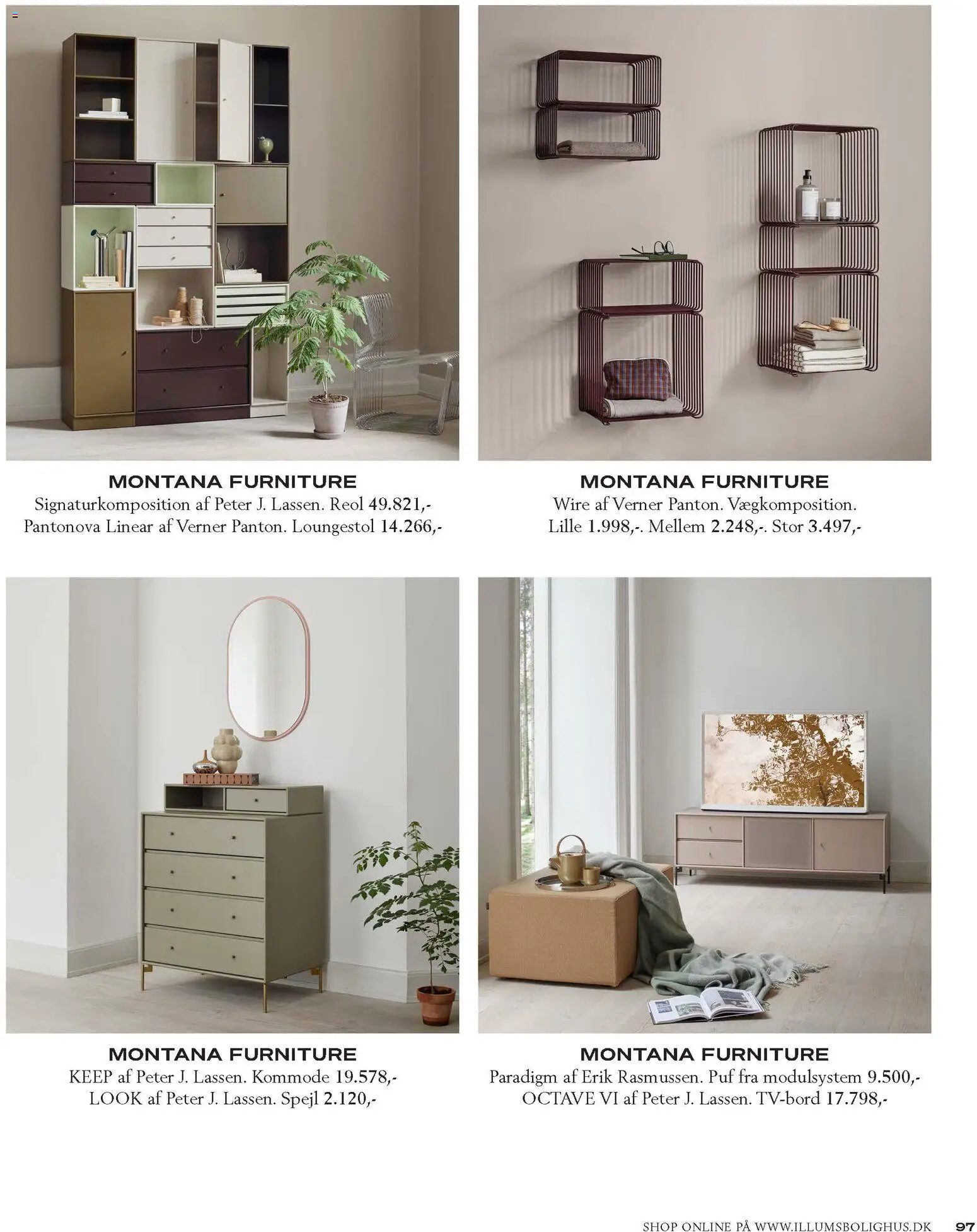 Illums Bolighus tilbudsavis – gyldig fra 01.01.2026 | Side: 97 | Produkter: Kommode, Spejl, Puf