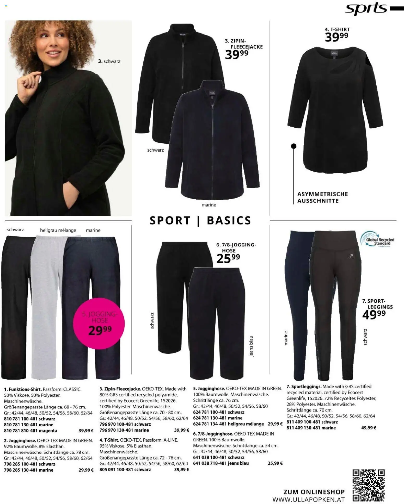 Ulla Popken akciós ujság - amely érvényes a következő dátumtól: 09.01.2026 | Oldal: 77 | Termékek: Leggings