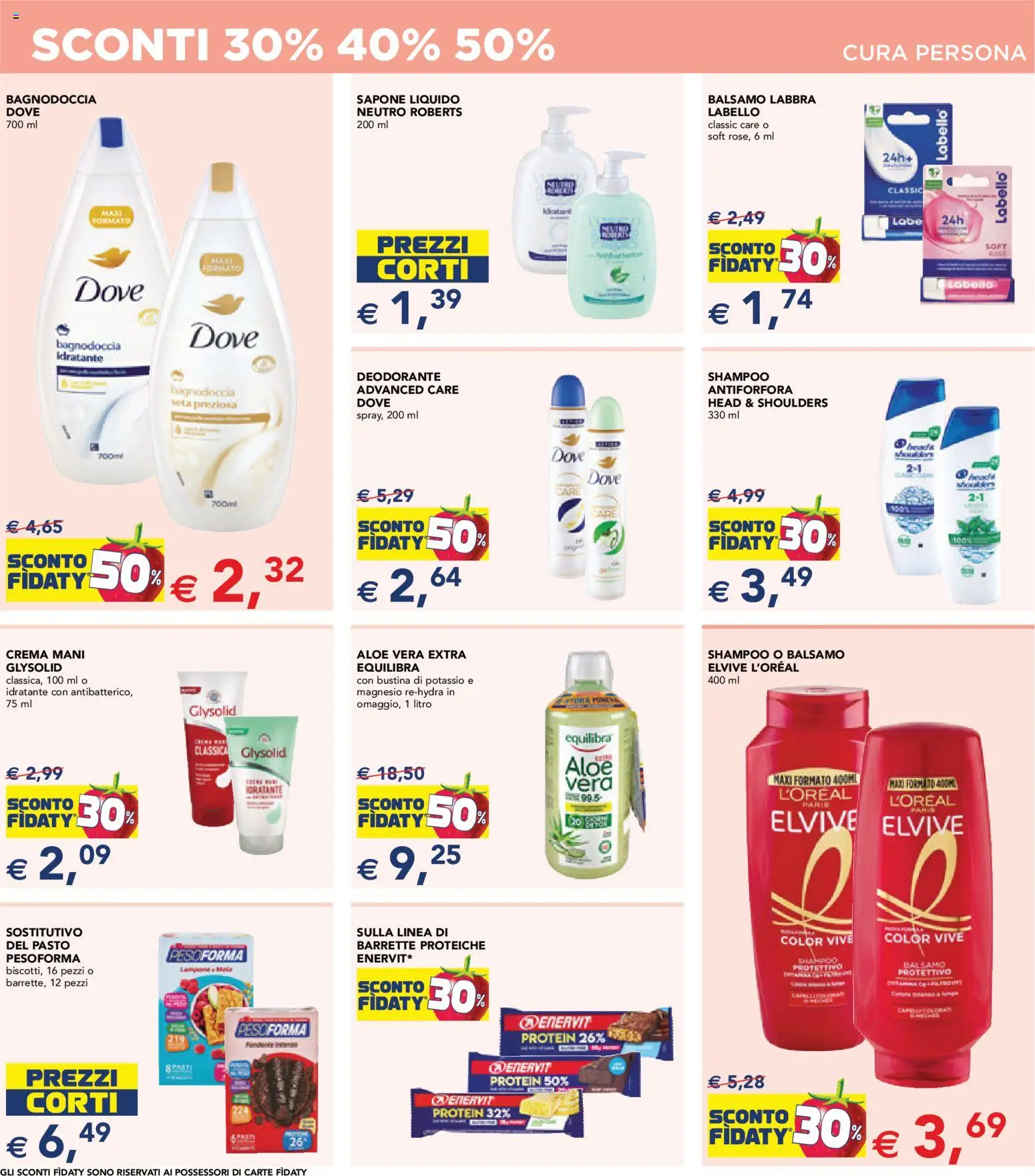 Volantino Esselunga S del 02.01.2026 | Pagina: 16 | Prodotti: Shampoo, Crema, Sapone, Deodorante