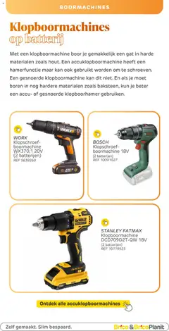 Brico Plan-it - Powertools-catalogus - Voorbeeld van een folder van Brico Plan-it, geldig van 27.05.2025 | Pagina: 8 | Producten: Batterij, Batterijen, Jeu de go, Kan