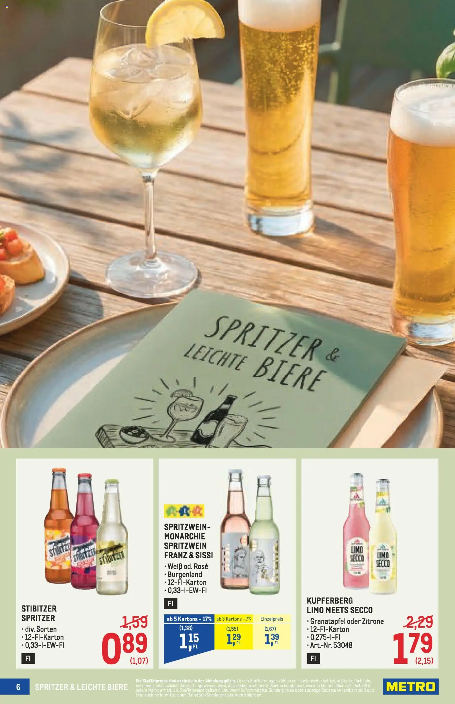 Metro angebote Getränke Spezial gültig ab 30.04.2026 | Seite: 6 | Produkte: Zitrone