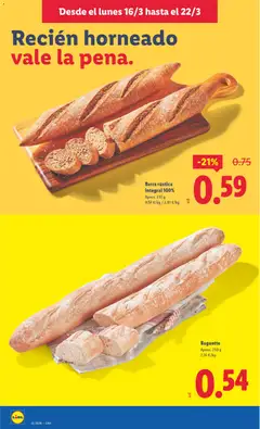 Vista previa Baguette, Aprox. 250 g válido desde el 16.03.2026 | Página: 18