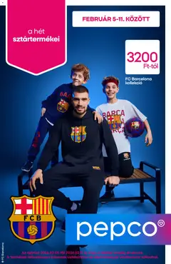 Pepco Akciós újság - amely érvényes a következő dátumtól: 05.02.2026