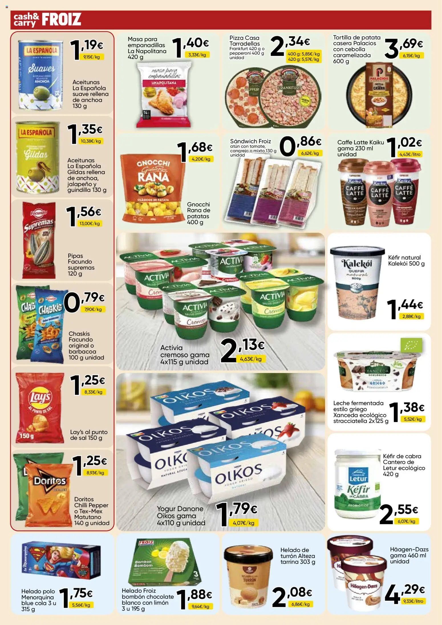 Froiz - Folleto Cash │ válido desde el 03.03.2026 | Página: 6 | Productos: Yogur, Chocolate, Παγωμένο τσάι, Anchoa