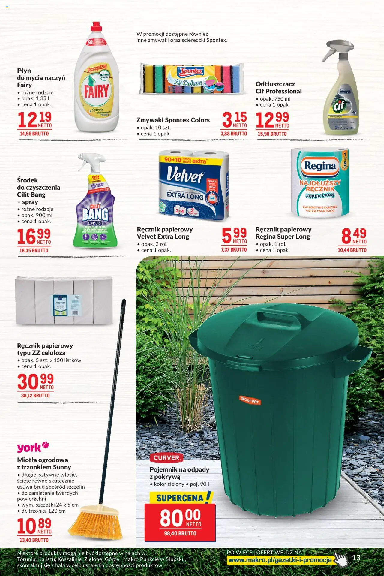 Makro Gazetka - Smakuj chwile z pysznym grillem od 27.05.2025 | Strona: 13 | Produkty: Cytryna, Rolki, Fairy, Płyn do mycia naczyń
