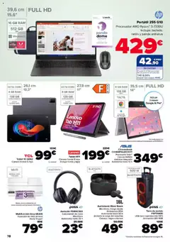 Carrefour folleto │ válido desde el 24.07.2025 | Página: 78 | Productos: MP3, Cámara, USB, Batería