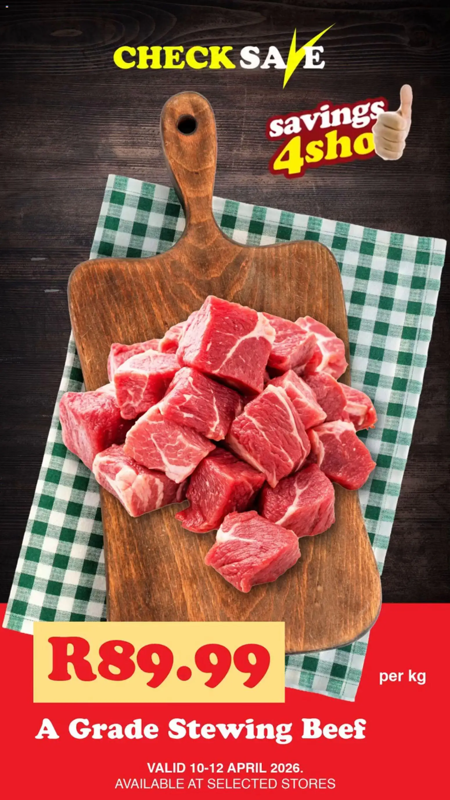 New Check Save catalogue – valid from 10.04.2026 | Page: 1 | Products: Beef