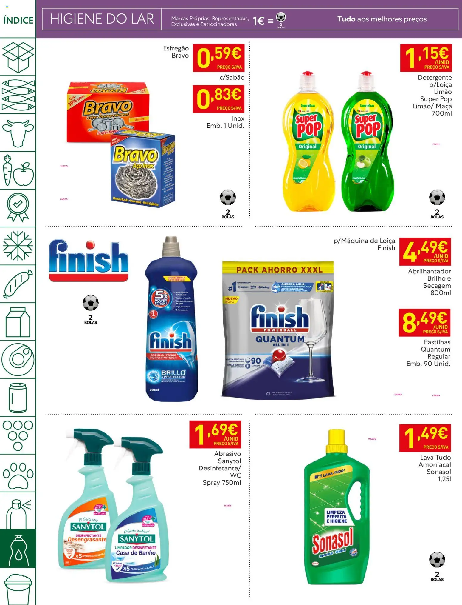 Recheio folheto │ válido de 03.03.2026 | Página: 56 | Produtos: Esfregão, Detergente, Casa de banho, Banho