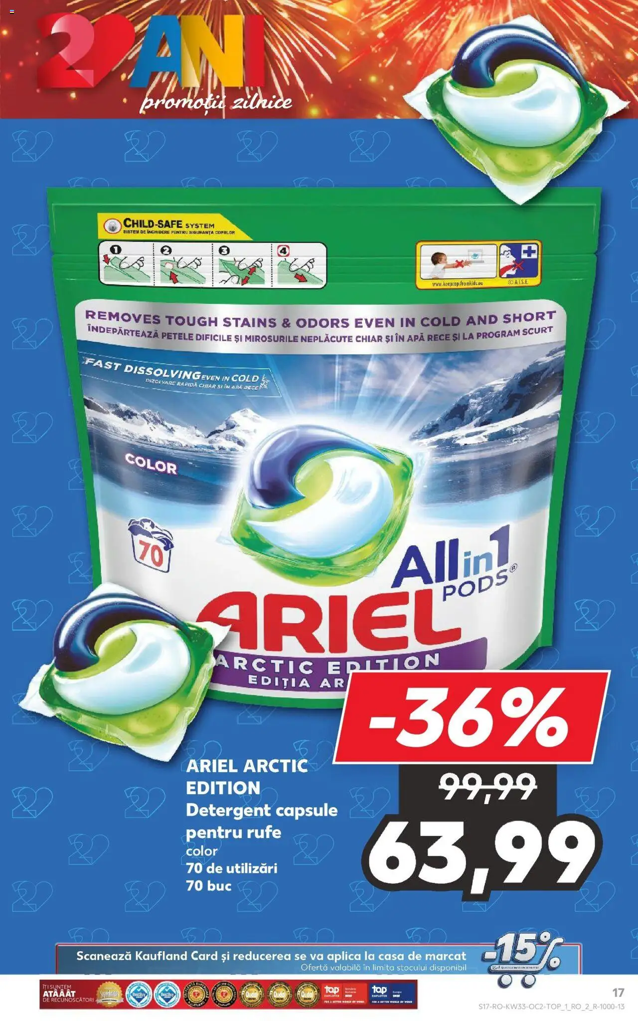 Catalog Kaufland - Alexandria – valabil de la 13.08.2025 | Pagină: 17 | Produse: Detergent, Apă