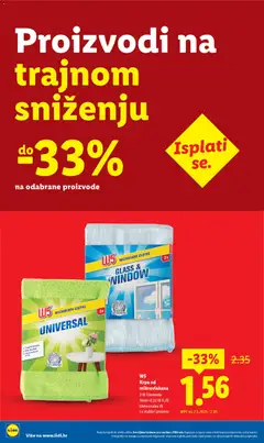 Lidl - Nastavljamo trajno snižavati cijene - Pregled kataloga iz trgovine Lidl, vrijedi od 08.09.2025 | Stranica: 4