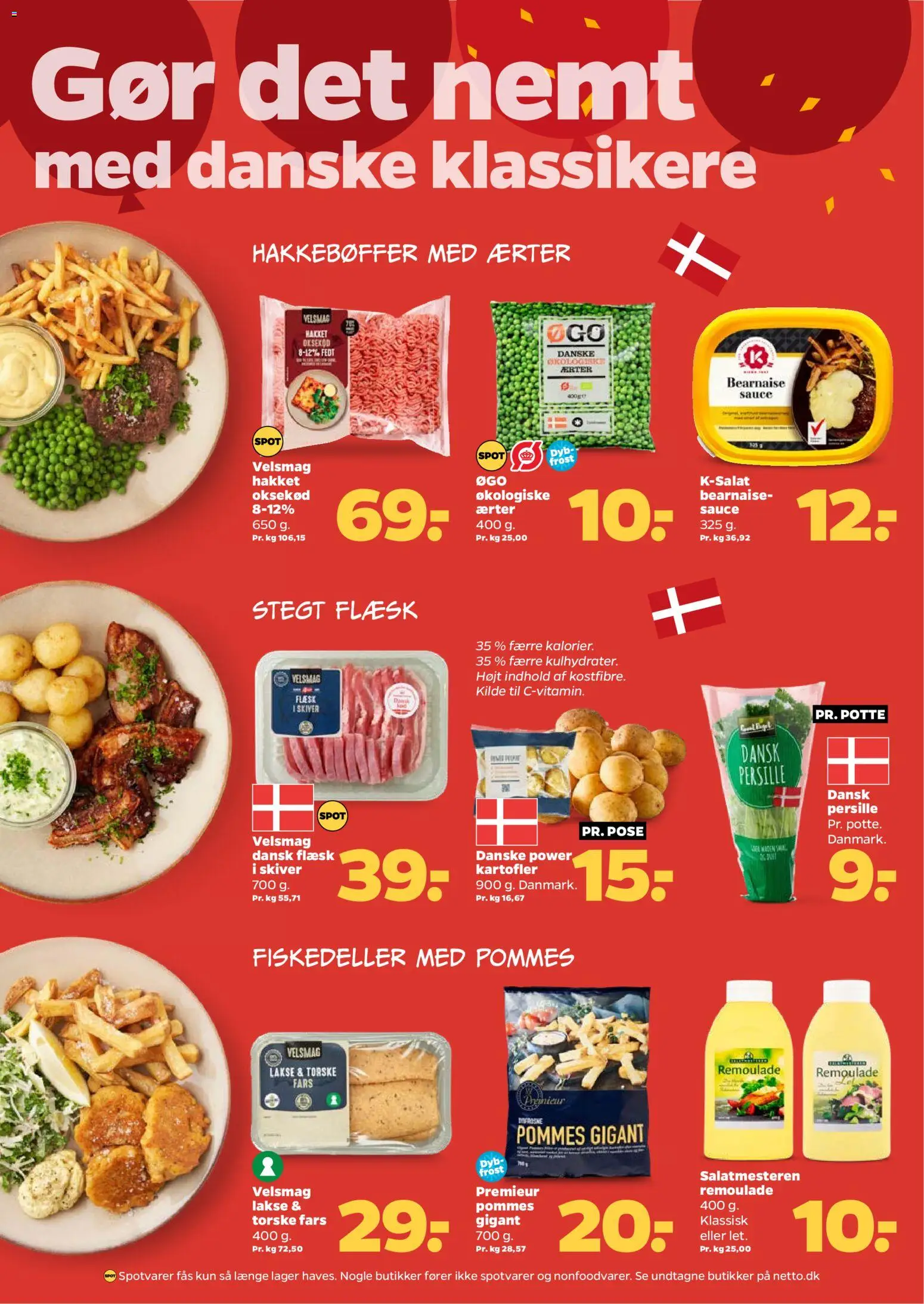 Netto tilbudsavis – gyldig fra 27.02.2026 | Side: 12 | Produkter: Oksekød, Kartofler, Remoulade, Ærter