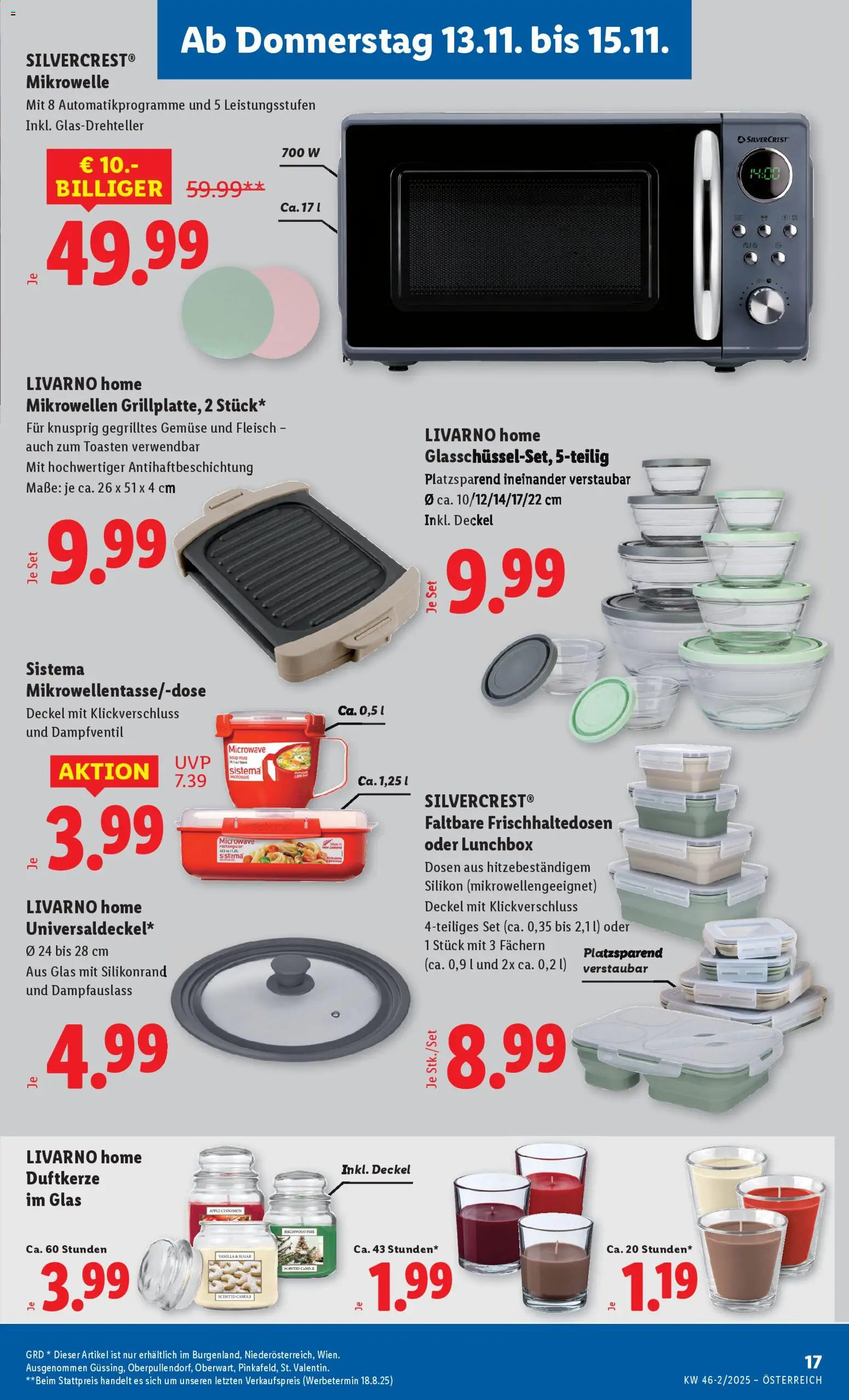 Lidl Flugblatt - Eisenstadt, Ebenfurth, Mattersburg gültig ab 13.11.2025 | Seite: 19 | Produkte: Gemüse, Mikrowelle, Apple