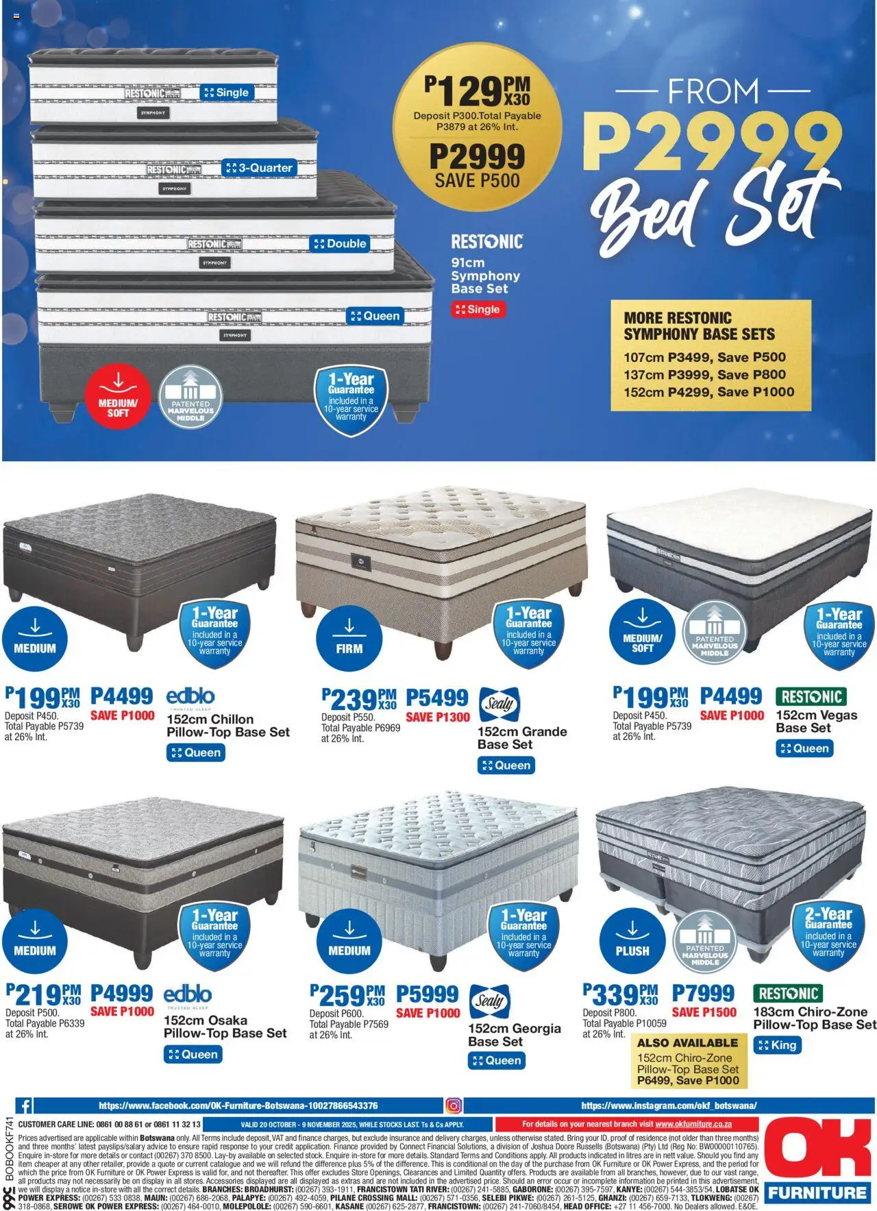 New OK Furniture catalogue – valid from 20.10.2025 | Page: 12 | Products: Bed