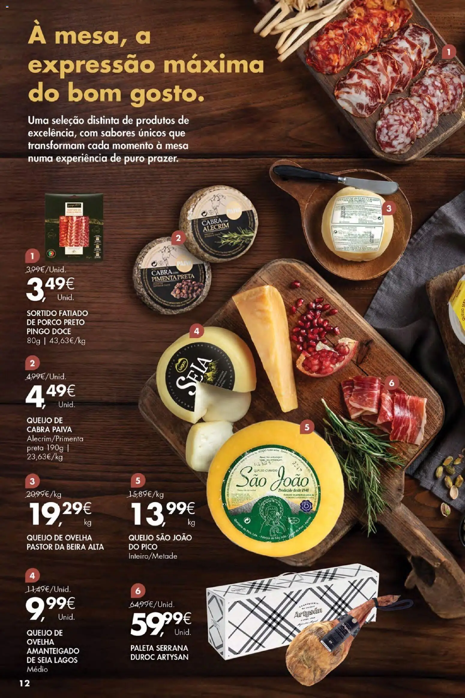 Pingo Doce Poupe Esta Semana Açores │ válido de 26.03.2026 | Página: 12 | Produtos: Pimenta, Mesa, Queijo