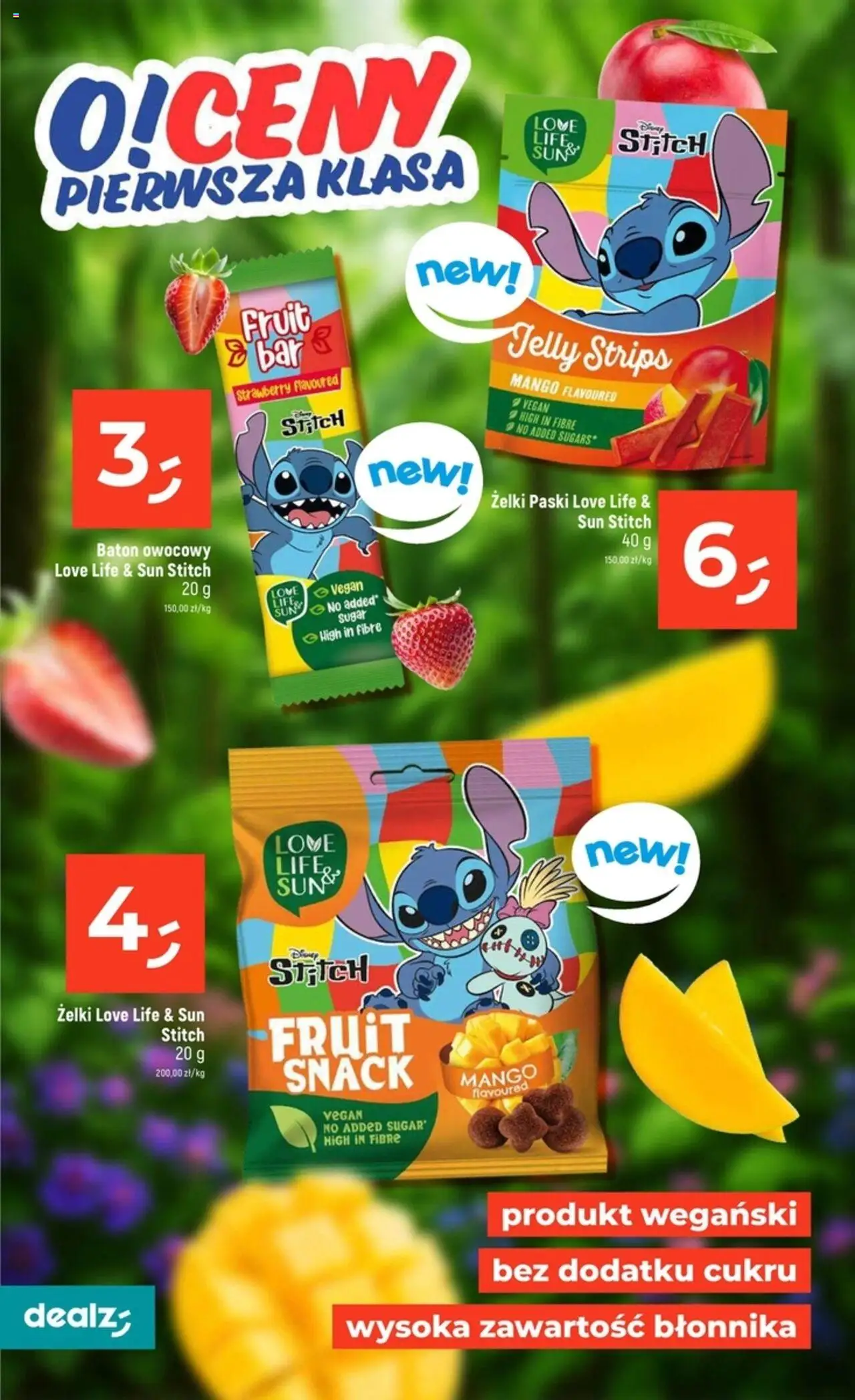 Dealz Gazetka od 14.08.2025 | Strona: 28 | Produkty: Mango, Baton, Żelki