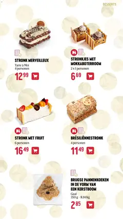 BRUGSE PANNENKOEKEN IN DE VORM VAN EEN KERSTBOOM, Geal 350 g - 8,14/kg - Voorbeeld van een folder van Delhaize, geldig van 13.11.2025 | Pagina: 47