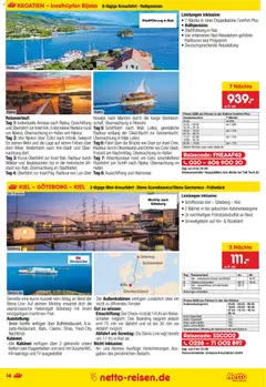 Netto Reisen Prospekt 	 ab 29.12.2025 gültig | Seite: 14