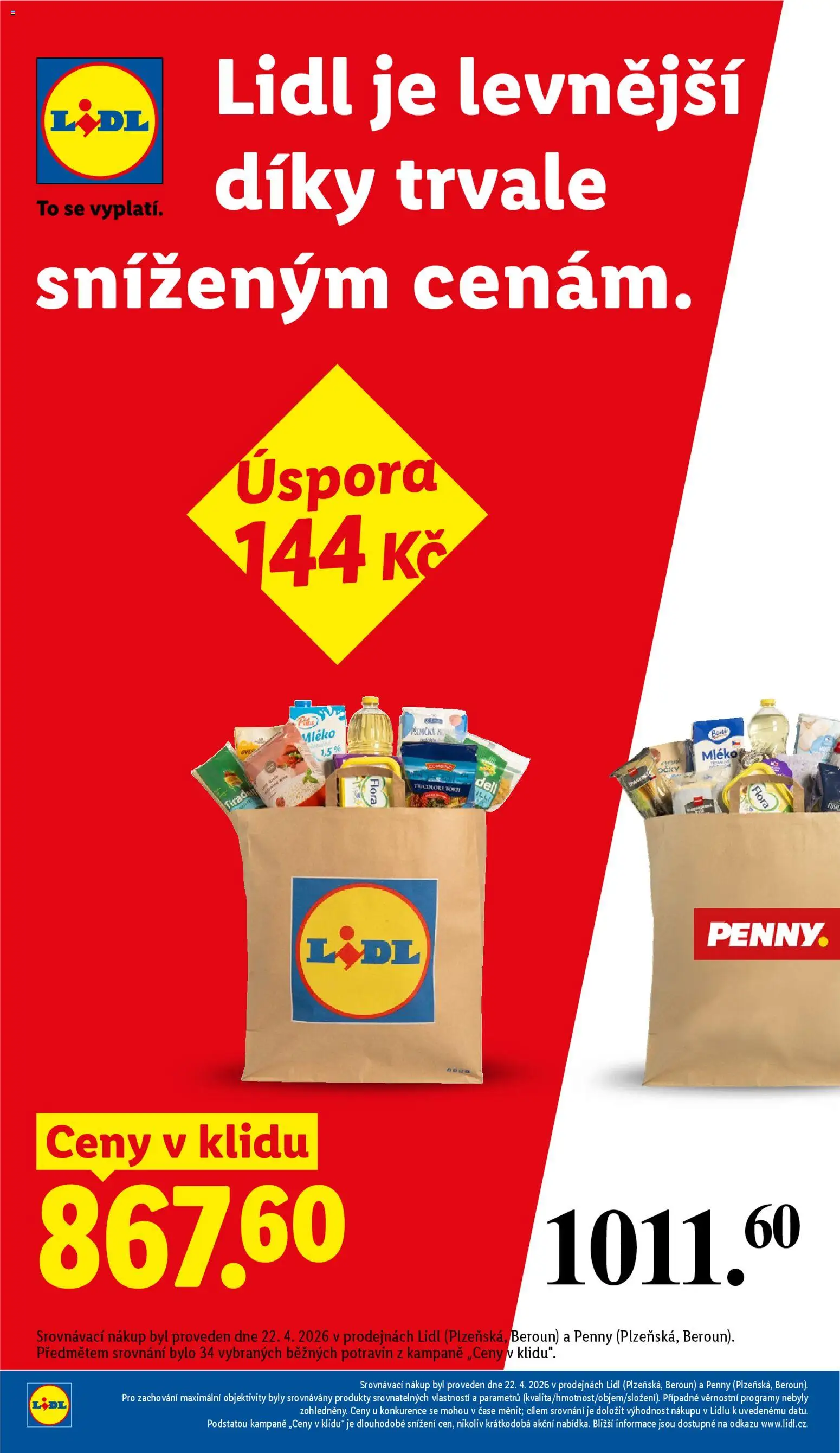 Lidl leták od 27.04.2026 | Strana: 4 | Produkty: Mléko, Combino, Flora