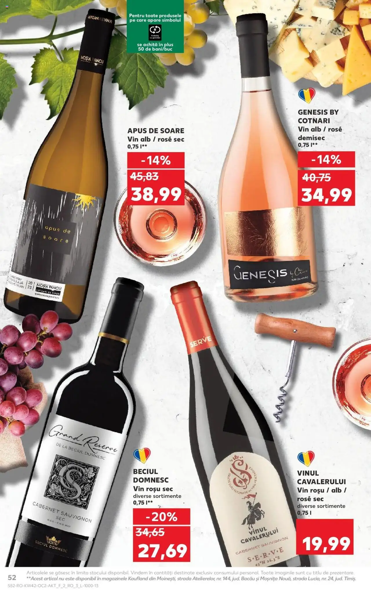 Noul catalog Kaufland – valabil de la 15.10.2025 | Pagină: 52 | Produse: Vin