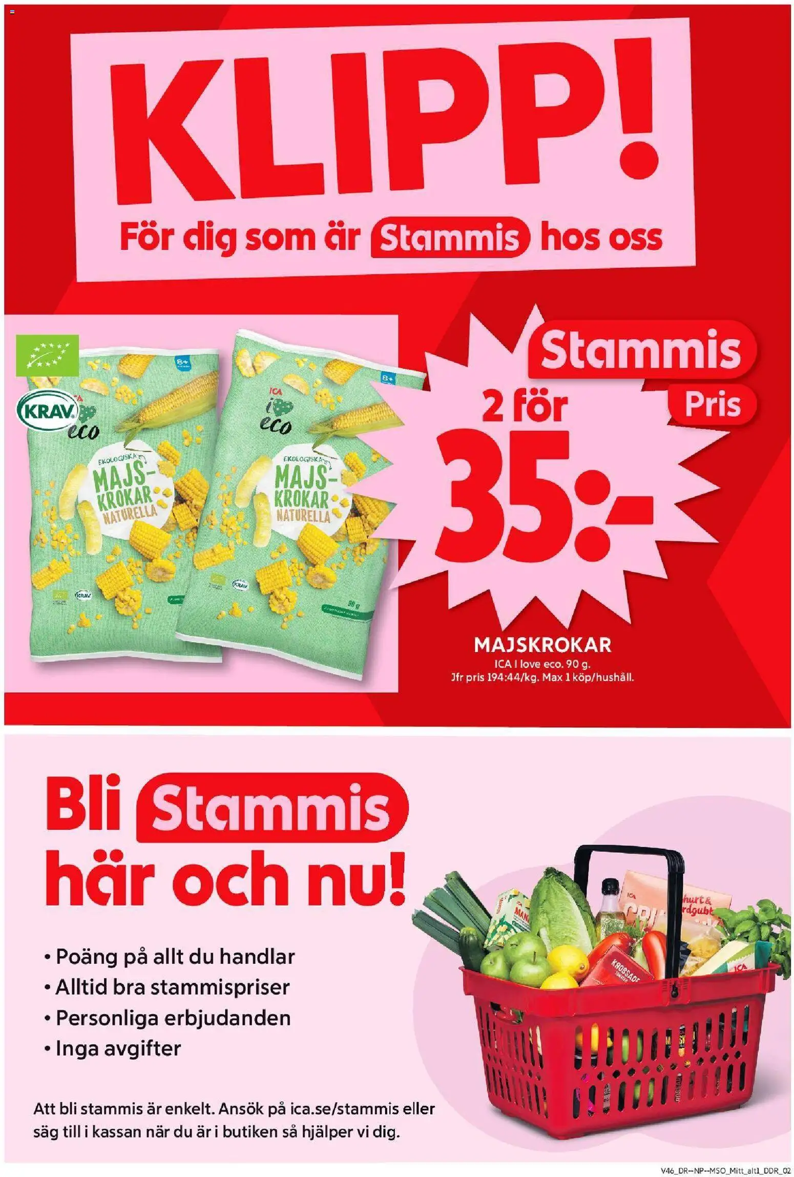 ICA Maxi reklamblad aktuell från 10.11.2025 | Sida: 3 | Produkter: Såg, Majs