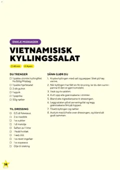 Forhåndsvisning av Bunnpris Oppdrag Middag gyldig fra 24.11.2025 | Side: 38