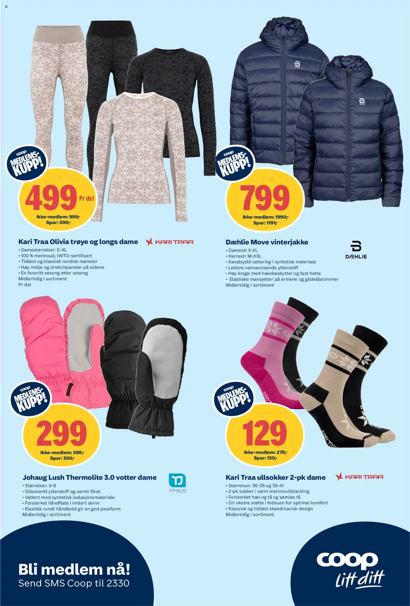 {H1} | Side: 21 | Produkter: Сервер, Sokker, Vinterjakke, Votter