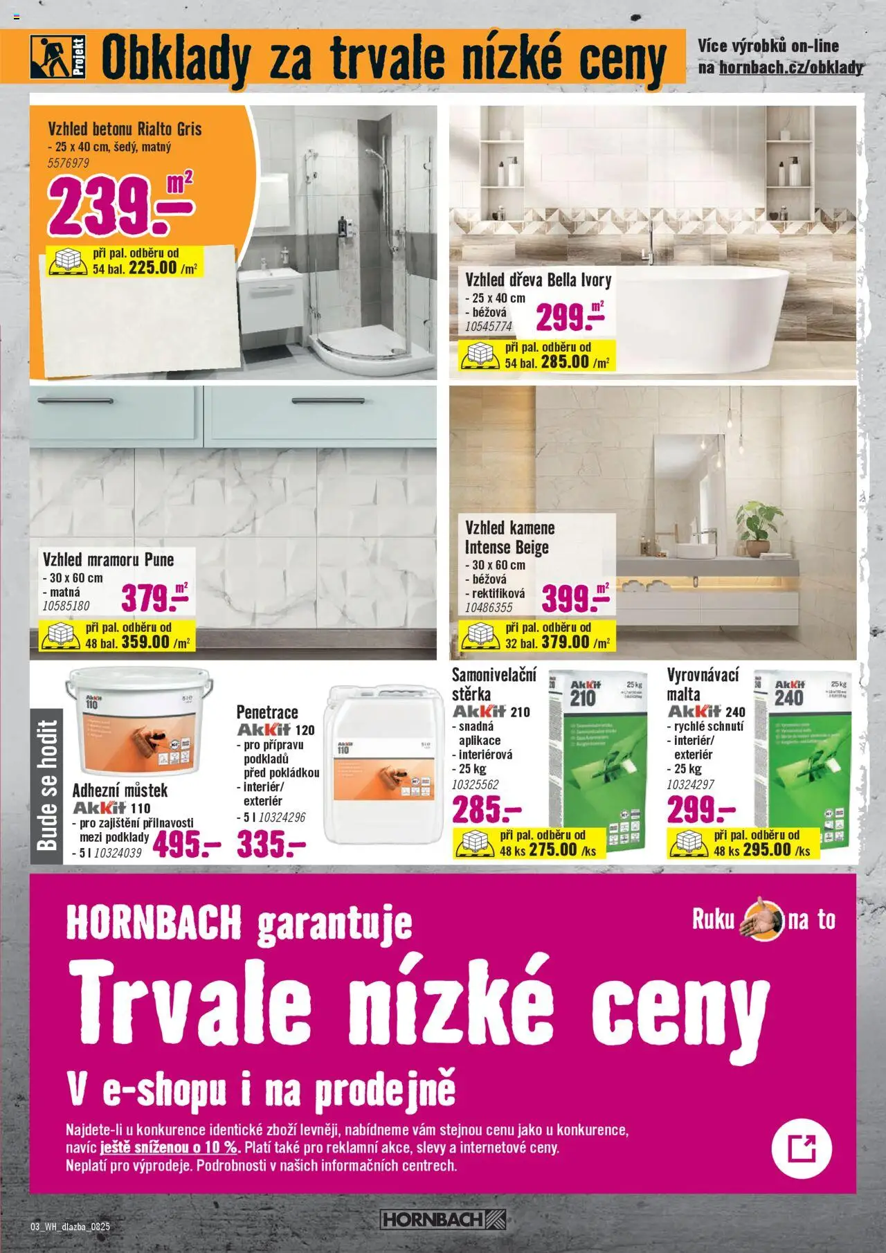 HORNBACH leták - Dlažba od 13.08.2025 | Strana: 3