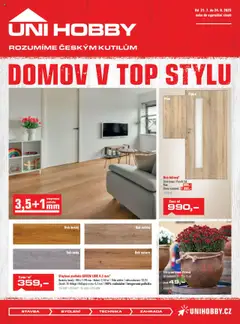 Náhled letáku Uni Hobby leták od 31.07.2025