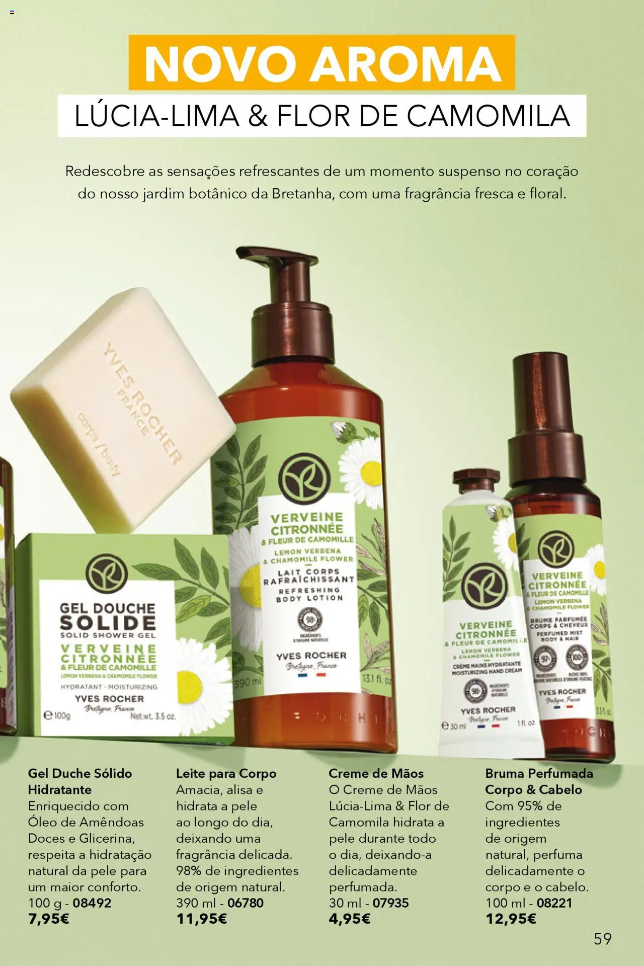 Yves Rocher catálogo 10 │ válido de 31.07.2025 | Página: 59 | Produtos: Fragrância, Óleo, Doces, Creme
